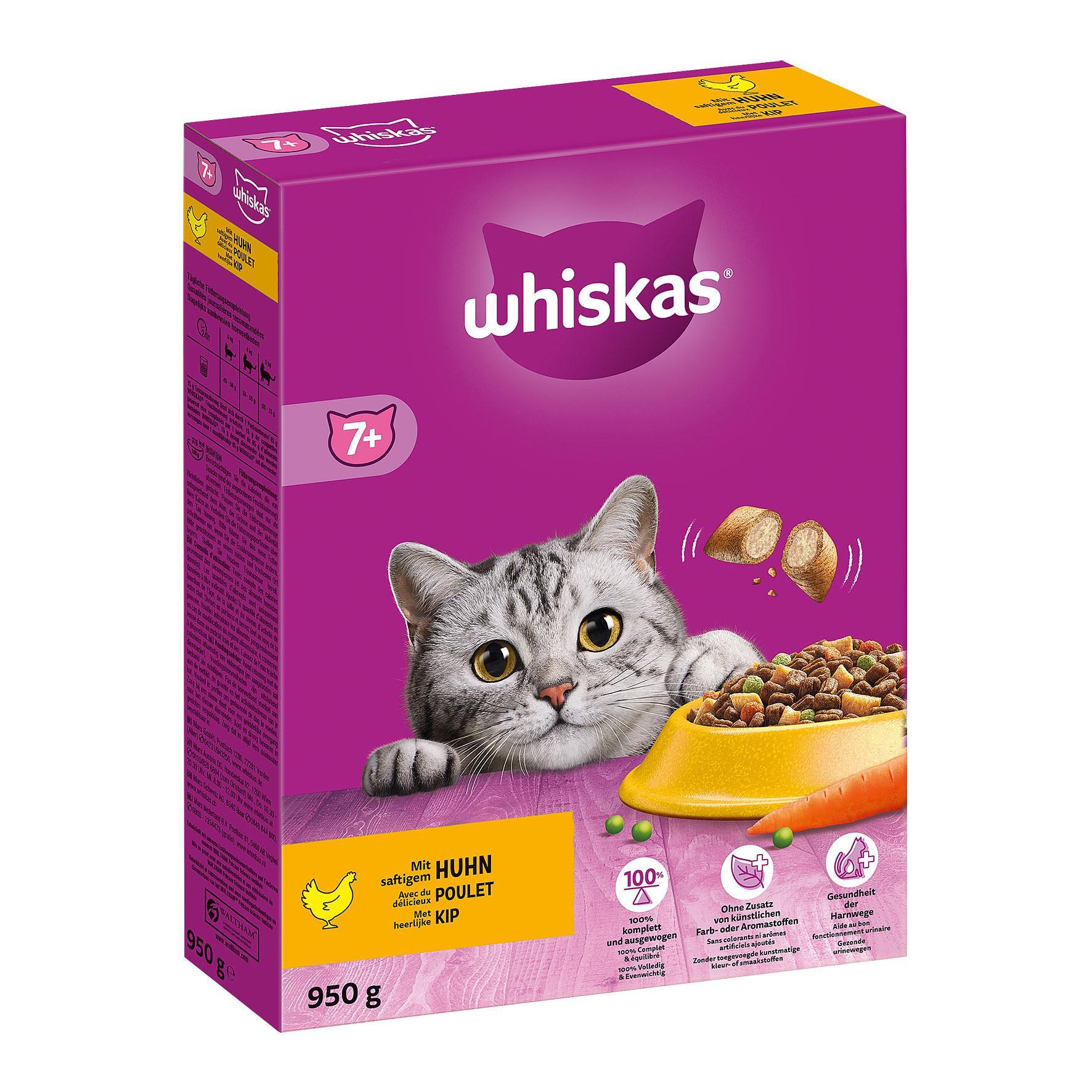 whiskas  Sec 7+ Poulet 950g 