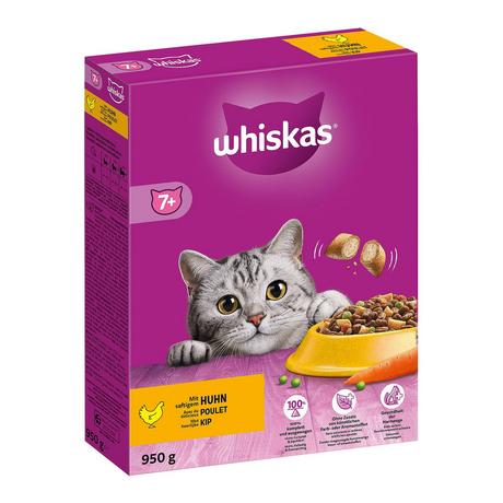 whiskas  Sec 7+ Poulet 950g 