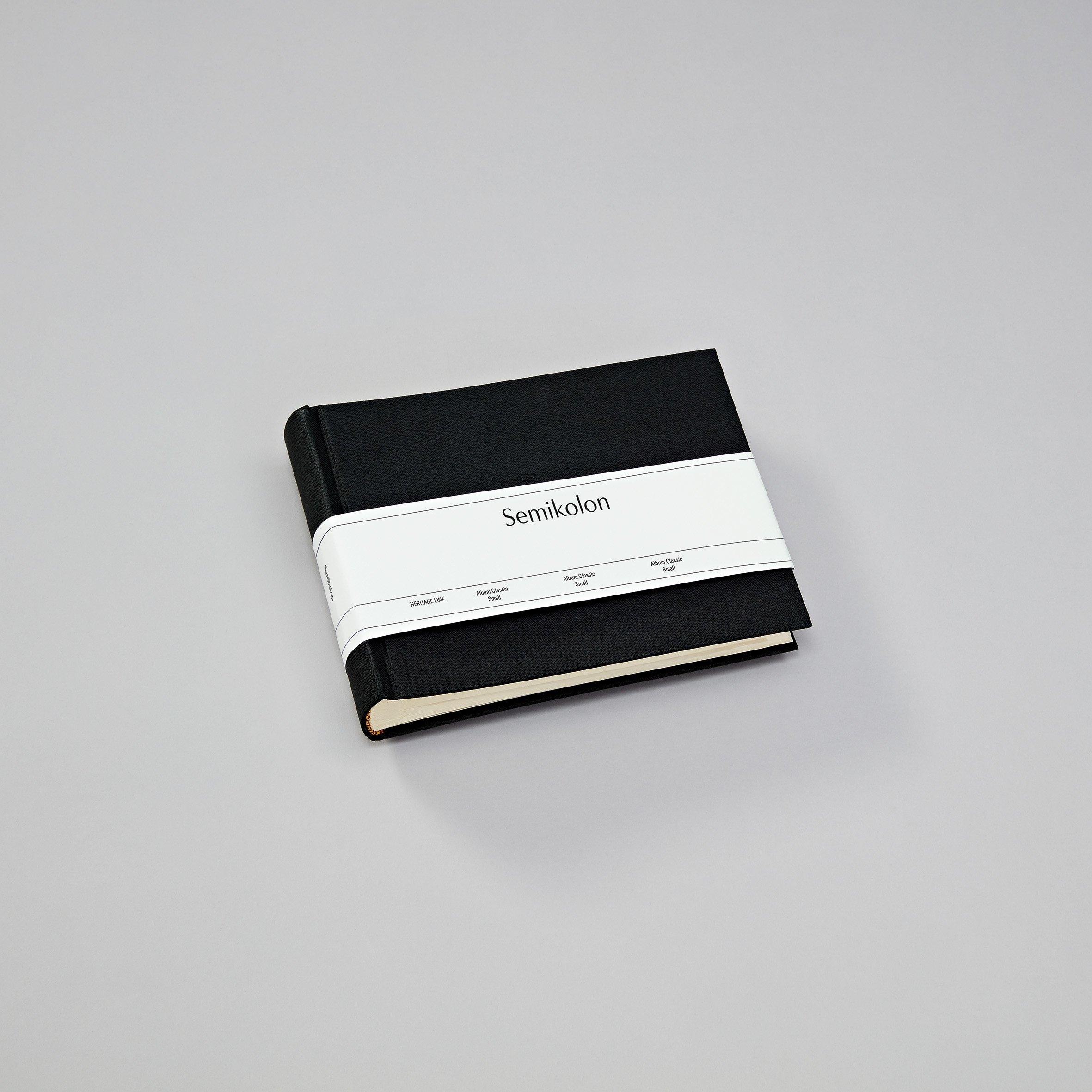 Image of Classic Small Fotoalbum Schwarz 40 Blätter Hardcover-Bindung Classic Small Fotoalbum Schwarz 40 Blätter Hardcover-Bindung