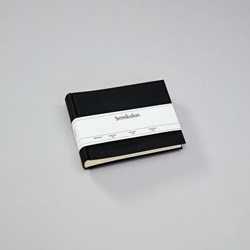 Semikolon Classic Small album fotografico e portalistino Nero 40 fogli Rilegatura all'inglese