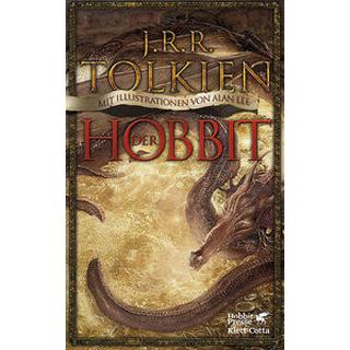 Der Hobbit Tolkien, J.R.R.; Lee, Alan (Illustrationen); Krege, Wolfgang (Übersetzung) Copertina rigida 