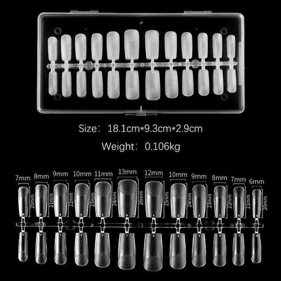 B2X  120x Faux Ongles - Square 