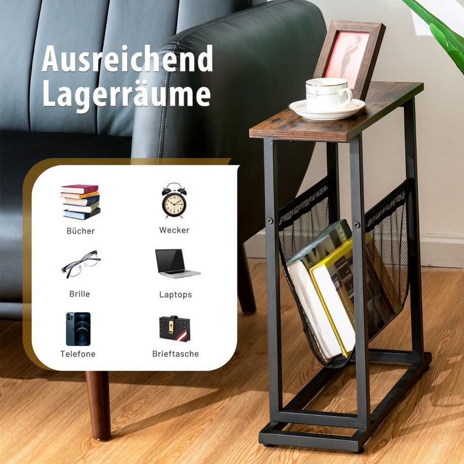 Northix Industrieller 2-stufiger Beistelltisch  