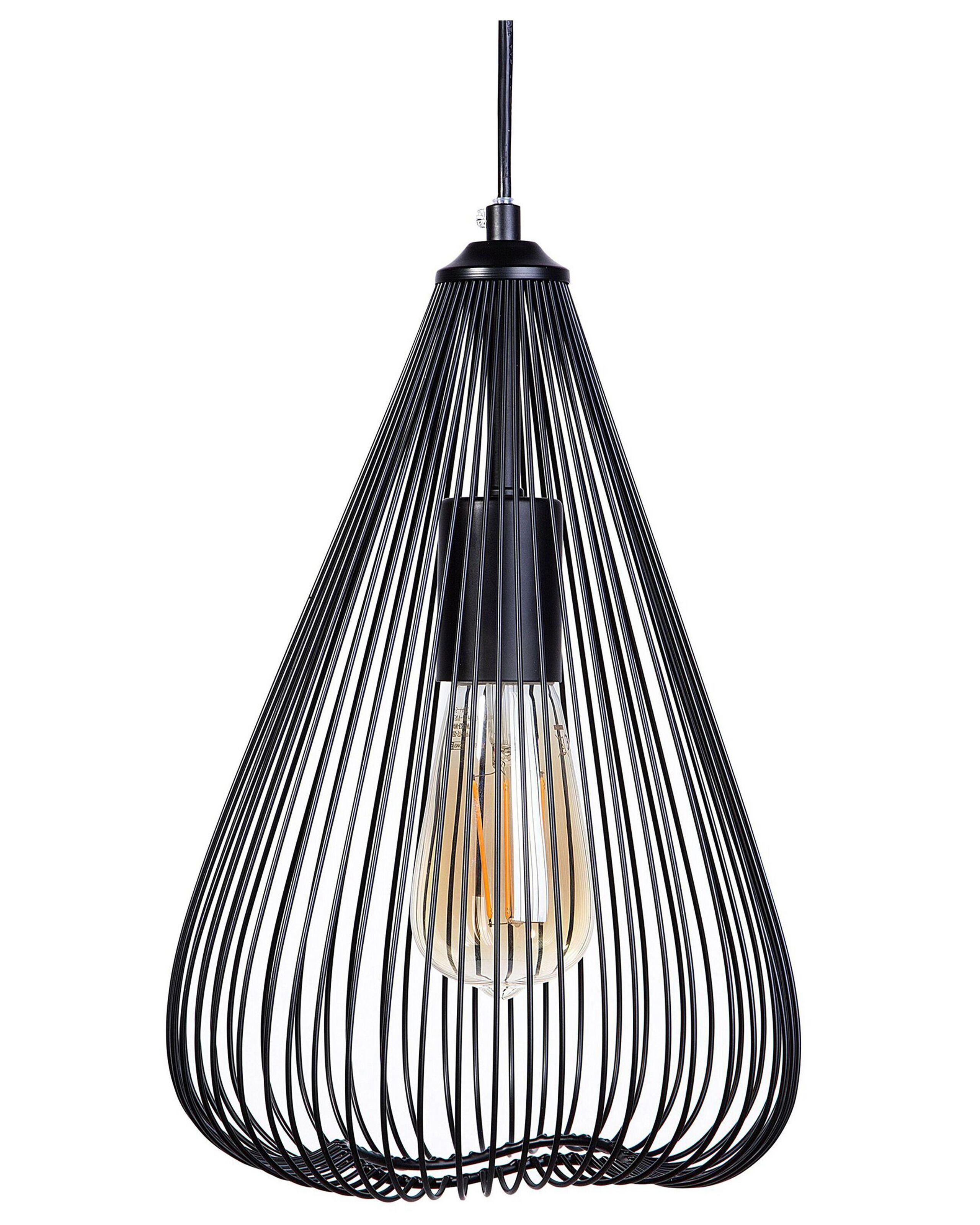 Beliani Lampe suspension en Métal Moderne CONCA  