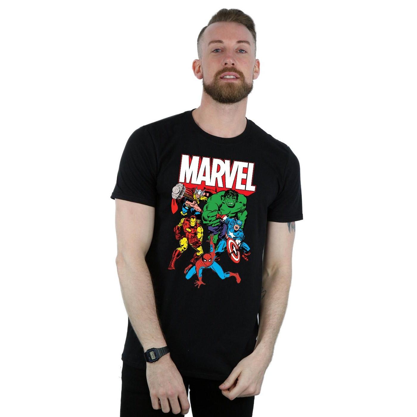 MARVEL  Hero Group TShirt 