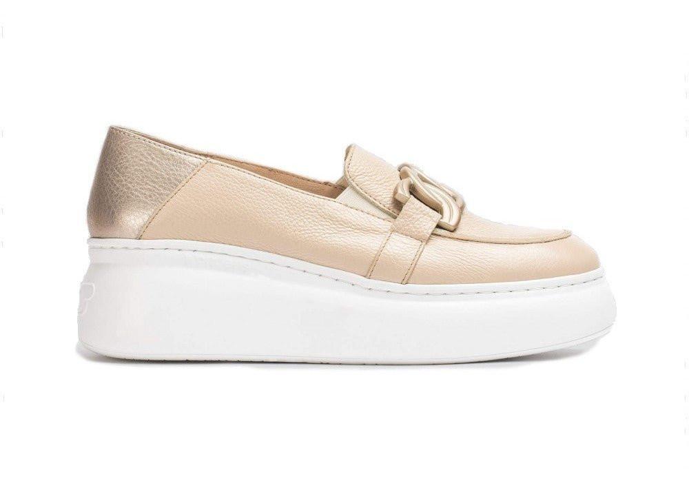 Image of Begin - Leder Mokassin Damen Beige 40