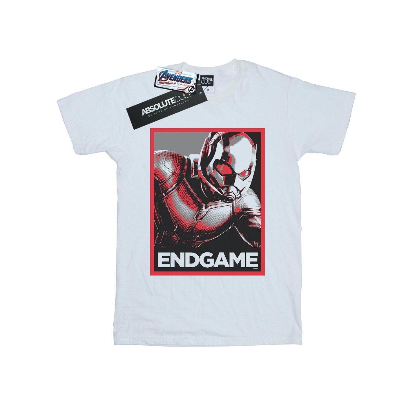 Image of Avengers Endgame Antman Poster Tshirt Unisex Weiss 140/146