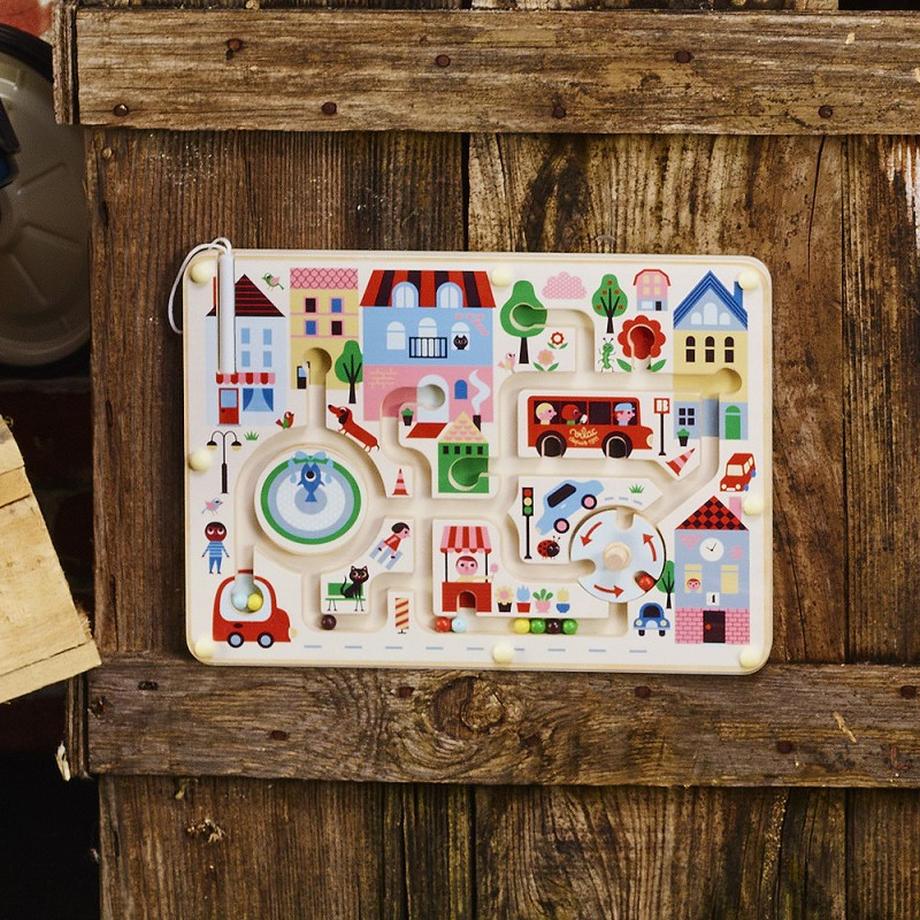 Vilac  Magnetisches Labyrinth meine kleine Stadt, Ingela P.Arrhenius, Vilac 