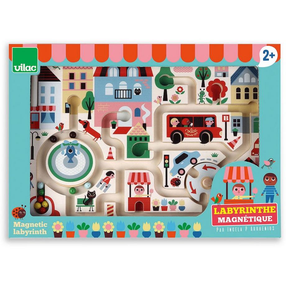 Vilac  Magnetisches Labyrinth meine kleine Stadt, Ingela P.Arrhenius, Vilac 