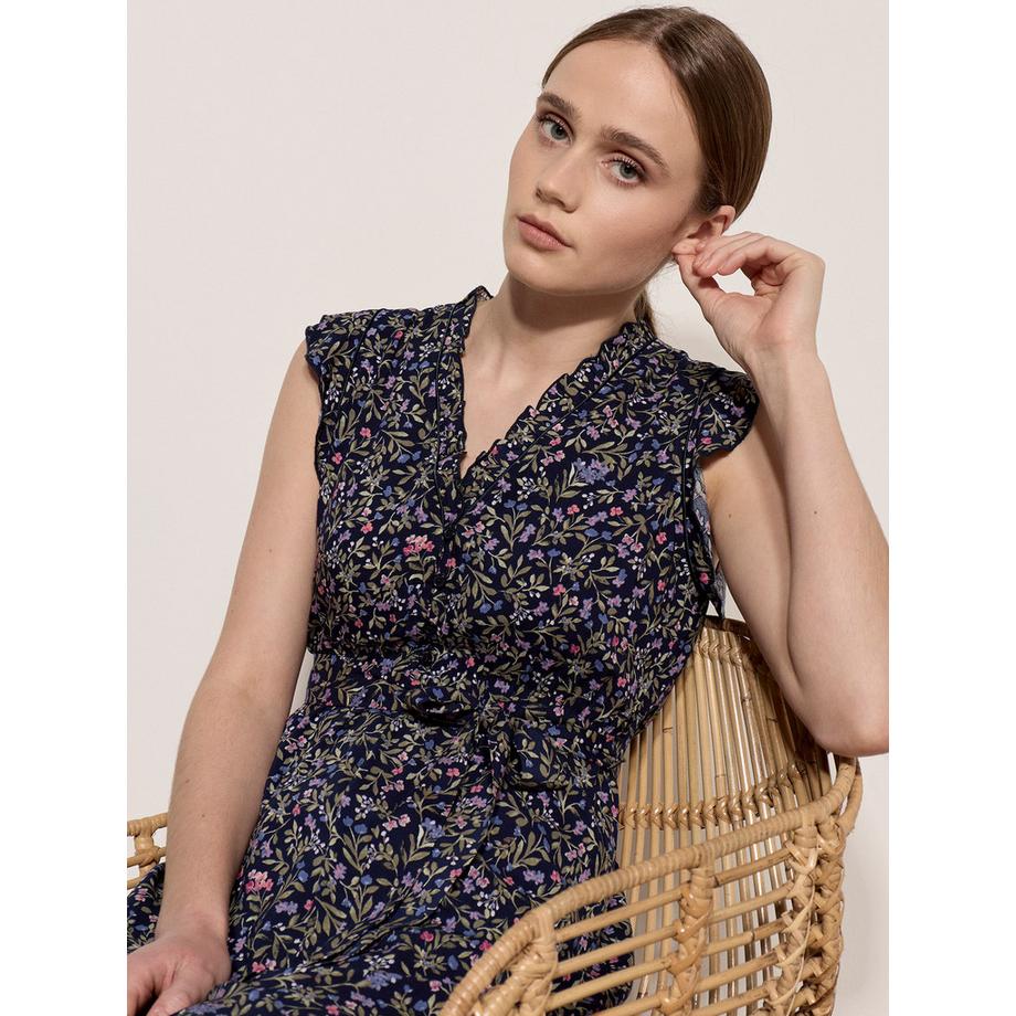 APRICOT Mini-robe à volants imprimé floral  