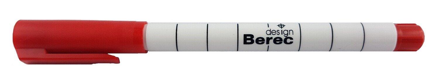 Berec BEREC Whiteboard Marker schmal 1mm 956.10.02 rot  