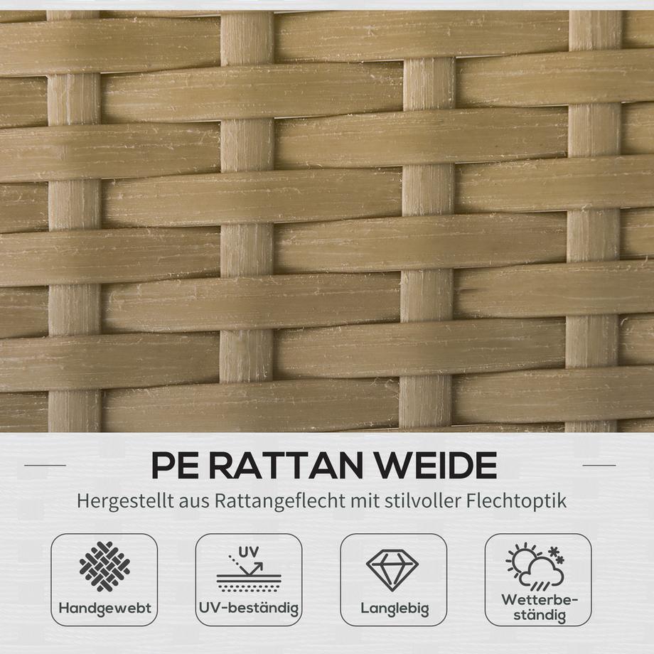 Outsunny Rattan Sofa Set  