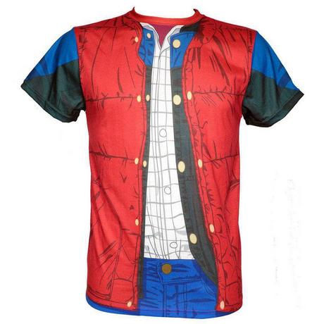 SD Toys Ritorno al Futuro T-Shirt Costume Marty McFly  