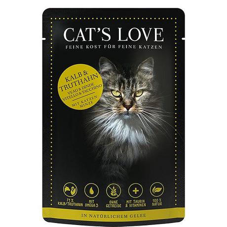Cat's Love  Adult Vitello e tacchino, 85g 