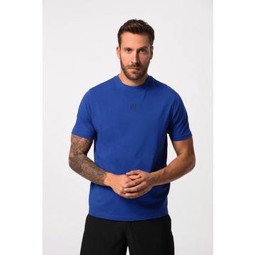 T-shirt de fitness à manches courtes, col rond et imprimé dans le dos