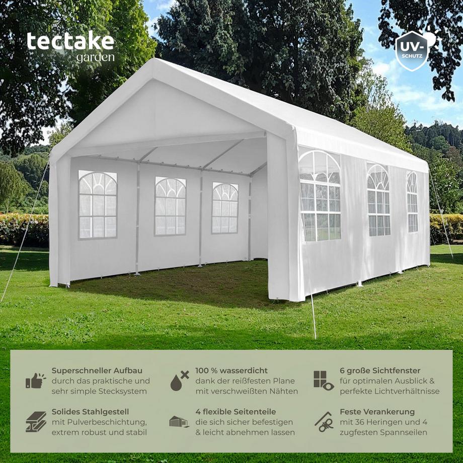 Tectake Gazebo  Jasko  6 x 4 m  