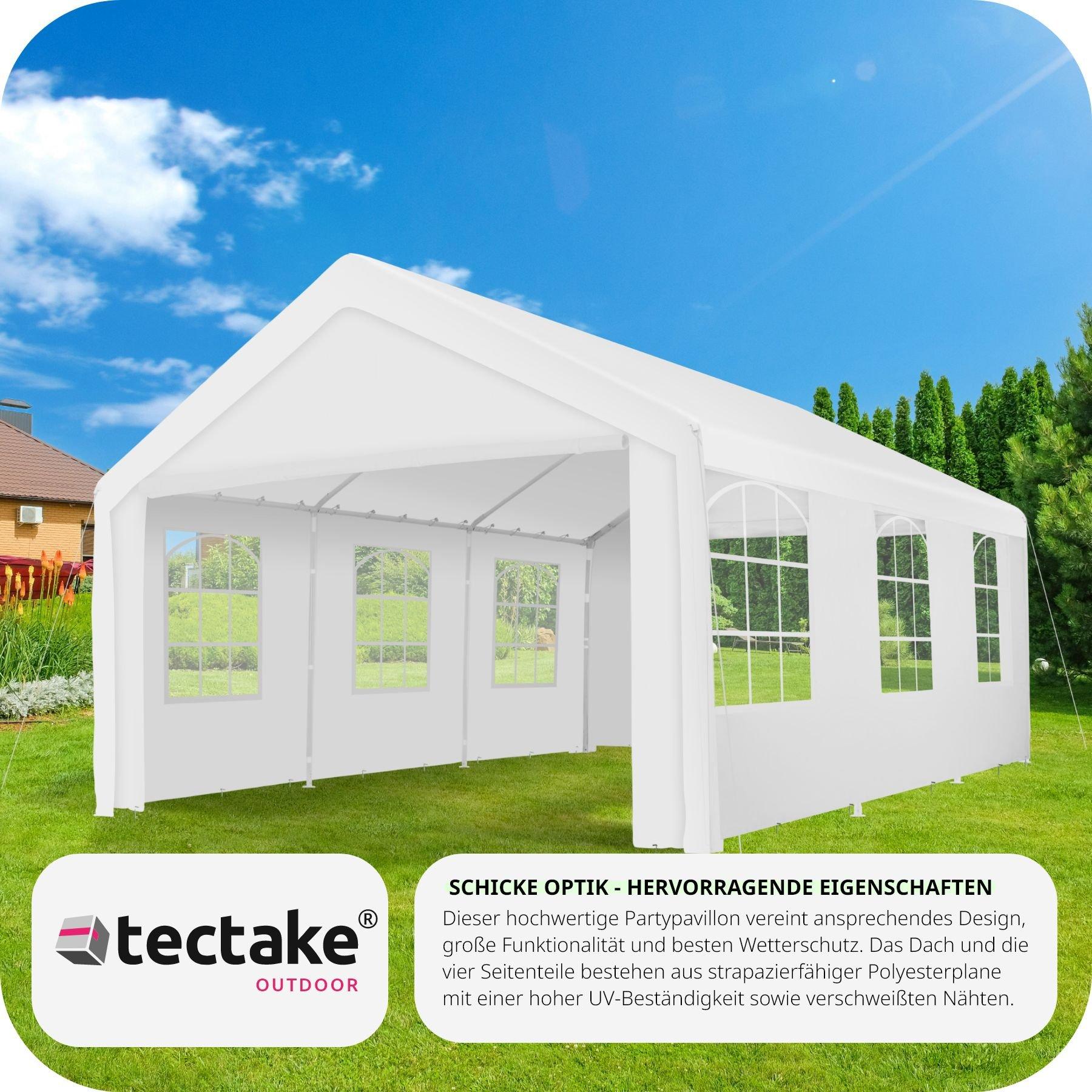 Tectake Pavillon Klicksystem  