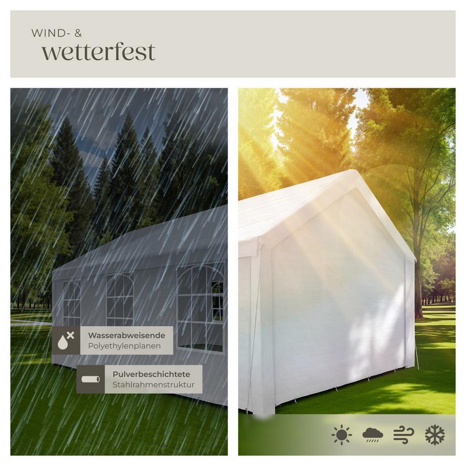 Tectake Gazebo  Jasko  6 x 4 m  