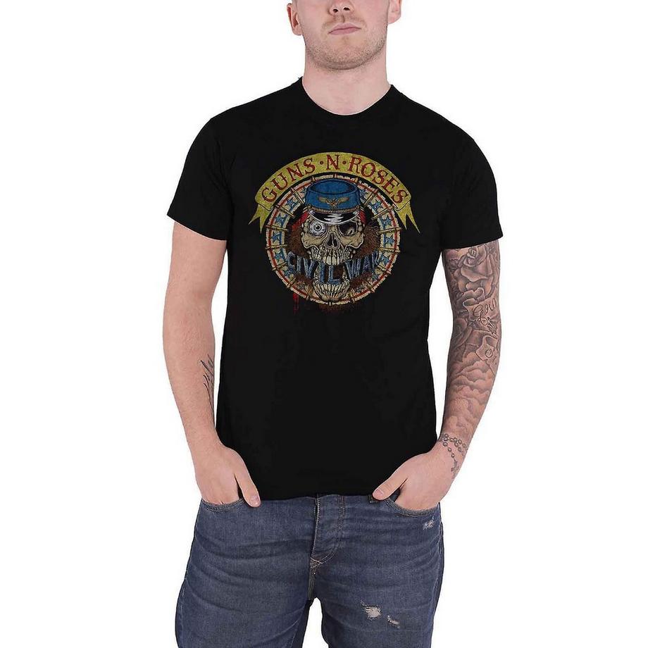 Guns N Roses Guns N' Roses Skull Circle T-Shirt  