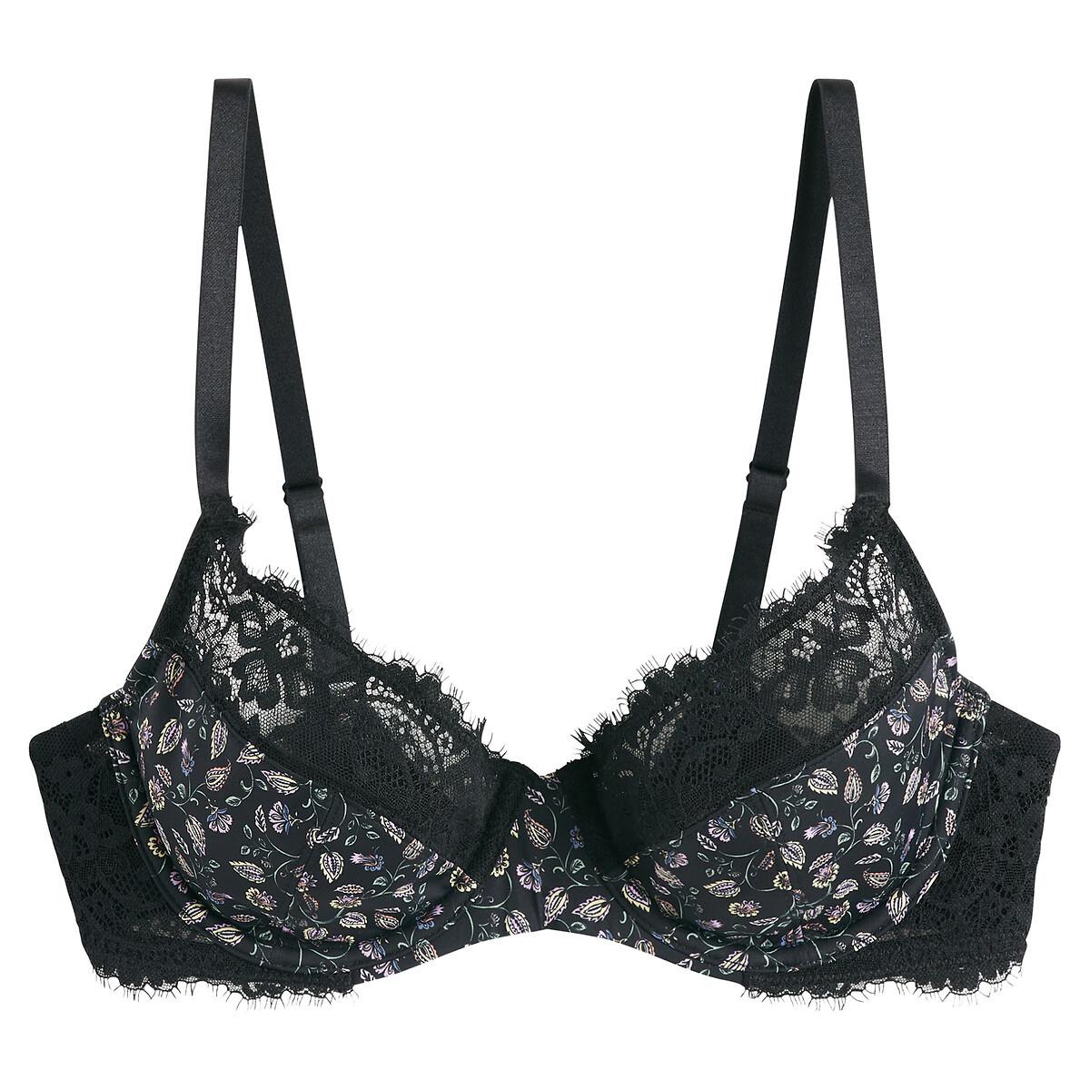 La Redoute Collections  Soutien-gorge emboîtant microfibre imprimée Ambre 