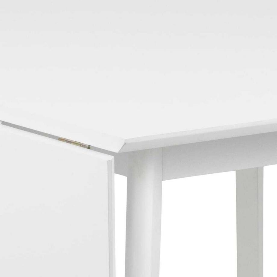 mutoni Table de salle à manger Melrose blanc 120  