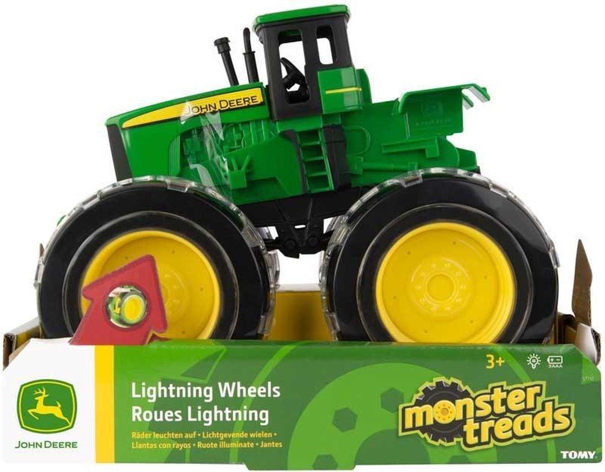 TOMY  Monster Treads John Deere mit leuchtenden Rädern 