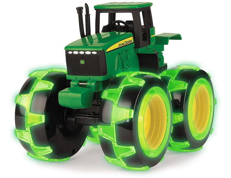 TOMY  Monster Treads John Deere mit leuchtenden Rädern 