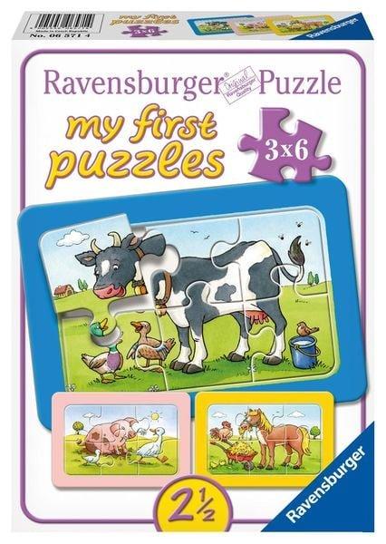 Ravensburger  Puzzle Ravensburger Gute Tierfreunde 3 X 6 Teile 