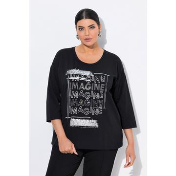 Maglia con Imagine, scollo a girocollo e maniche a 3/4