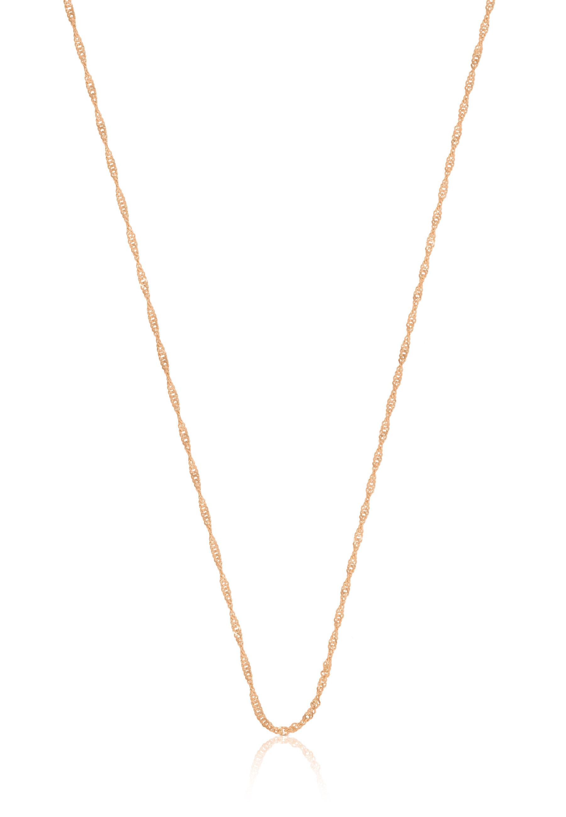 Image of Collier Singapur Rotgold 750, 1.2mm, 50cm Damen Gold 50 CM