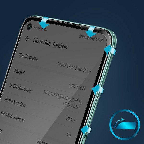 Avizar  Schutzfolie Huawei P40 Lite 5G Schwarz 