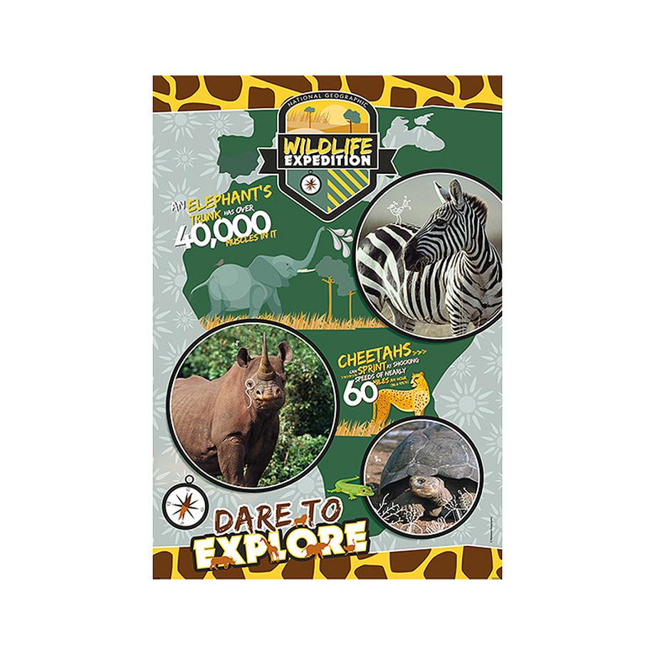 Clementoni  Puzzle Wildlife Expedition (180Teile) 