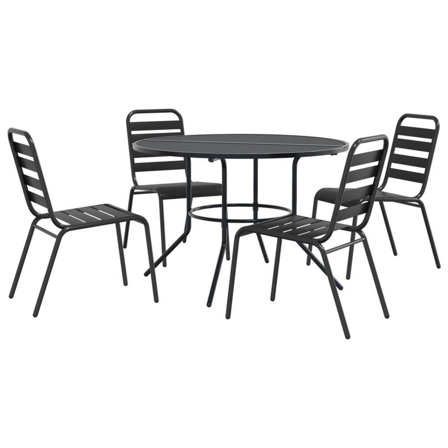 set di sedie da giardino Acciaio