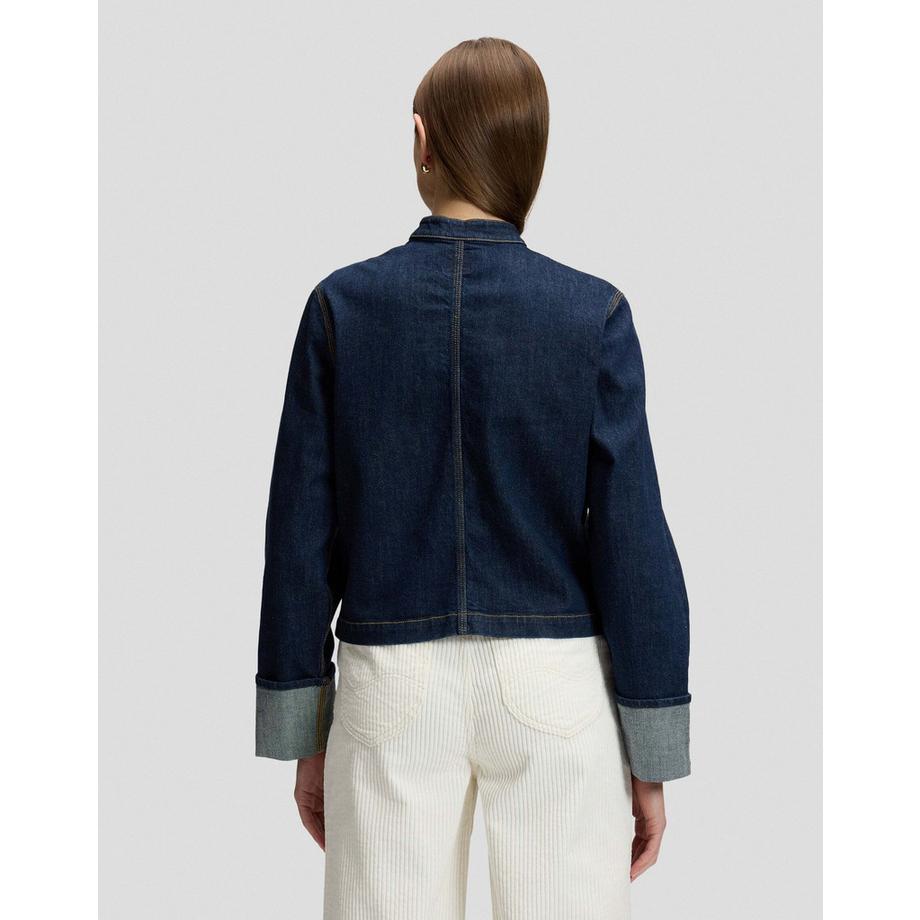 Lee Camicia oversize in denim Selvedge  