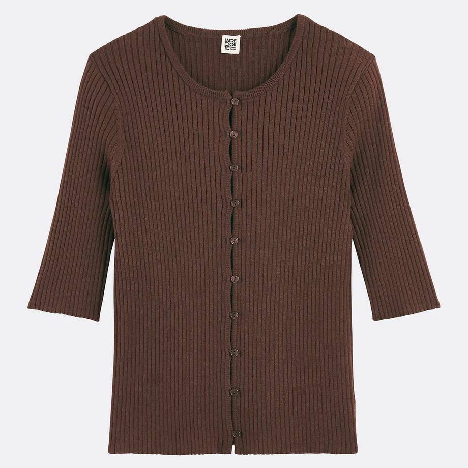 La Redoute Collections  Pullover mit Rundhalsausschnitt 