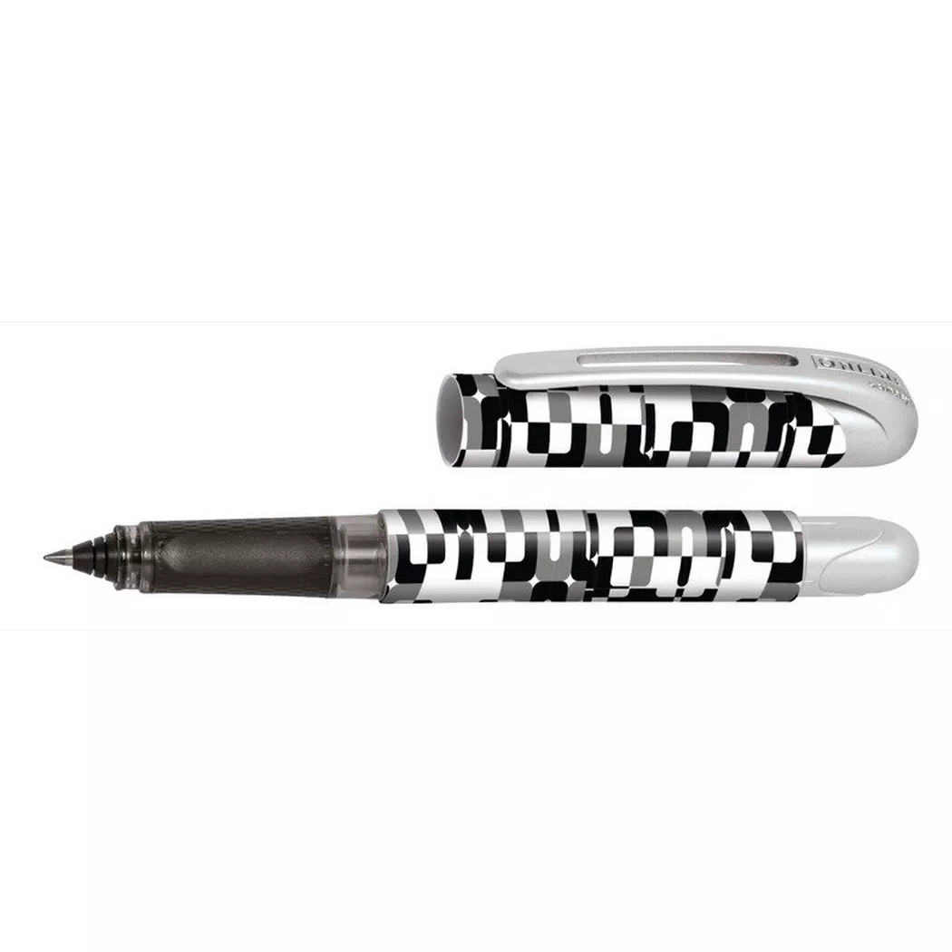 Online -  Rollerball College II 0.7mm 12469/3D Dark Squares blau