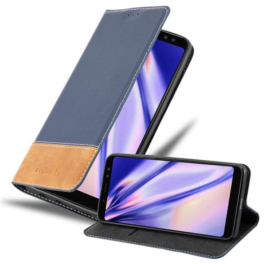 Cadorabo  Hülle für Samsung Galaxy A8 2018 Magnetverschluss, Standfunktion 