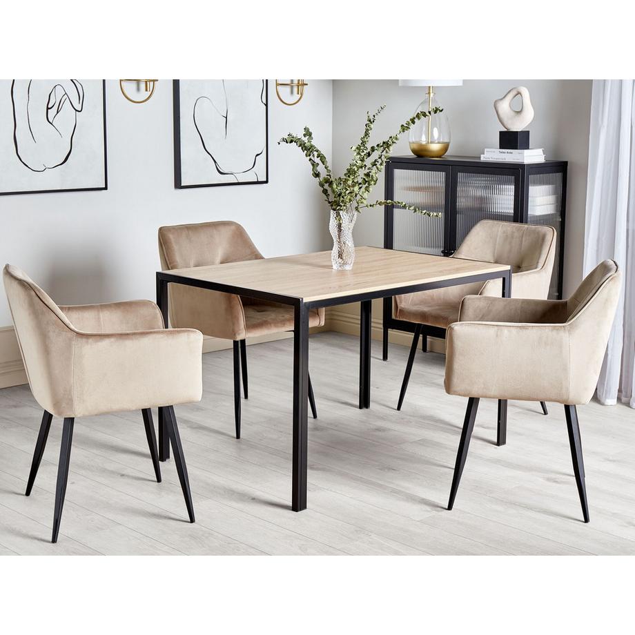 Beliani Table de repas en MDF  NEWFIELD  