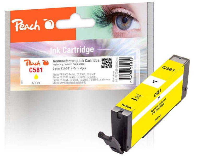 Peach  Tinte Canon CLI-581, 2105C001 5.6 ml, yellow 