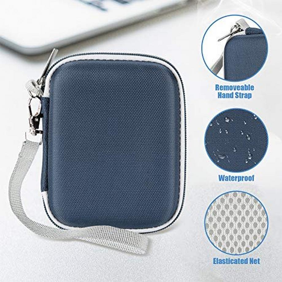 Only-bags.store  Festplatten Tasche für Samsung T7 Touch-SSD (500GB/1TB/4TB) Stoßfest Hart Hülle Organizer für 
