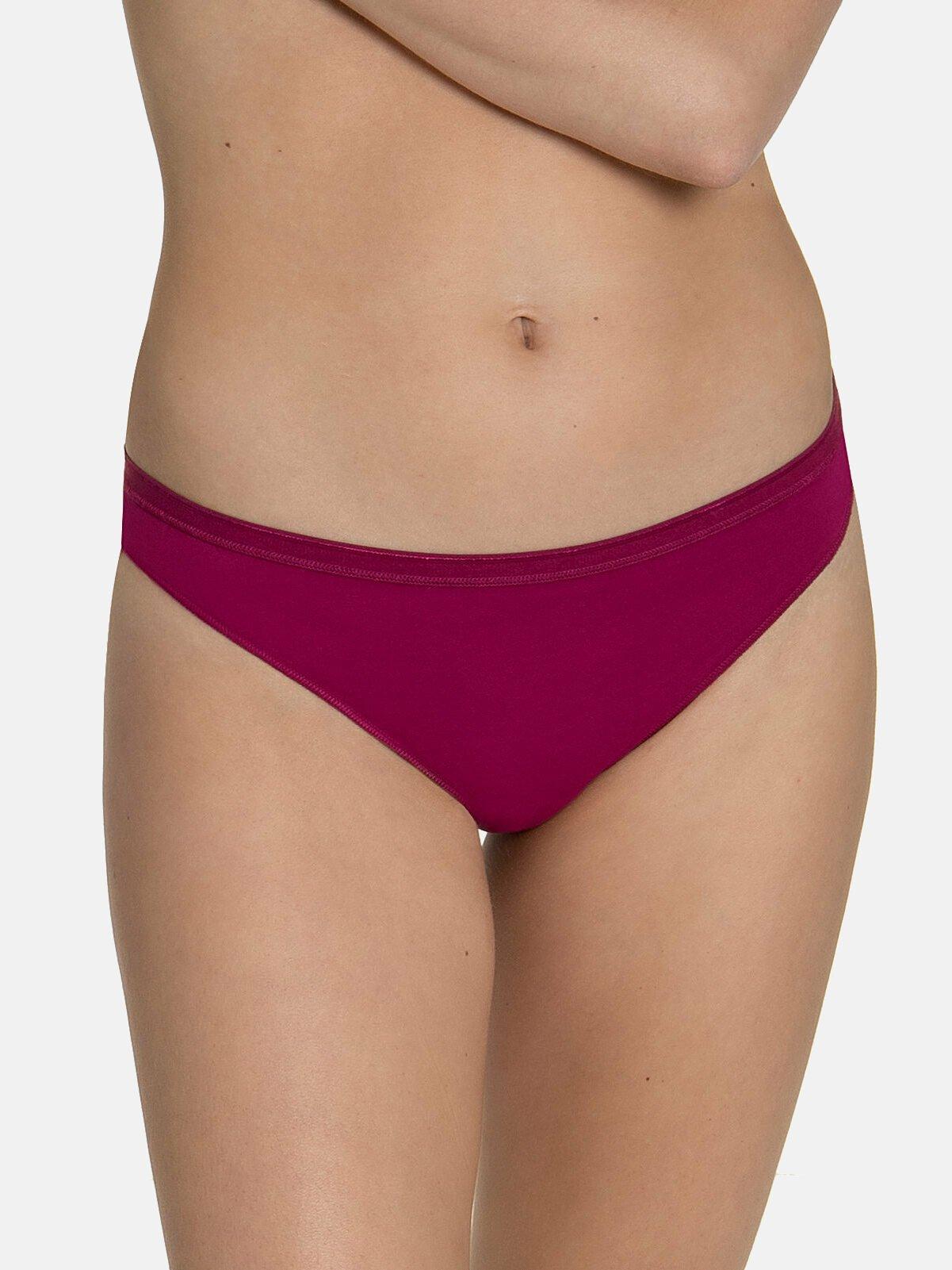 Image of Italienische Slips Happyday Burgundy Damen Bordeaux XL