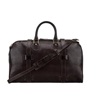 Maxwell Scott  FleroM - Leder Handgepäck Reisetasche 