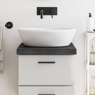 VidaXL  piano per bagno Legno di quercia 