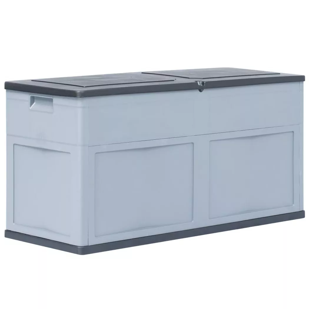VidaXL - Aufbewahrungsbox plastik, One Size, Grau