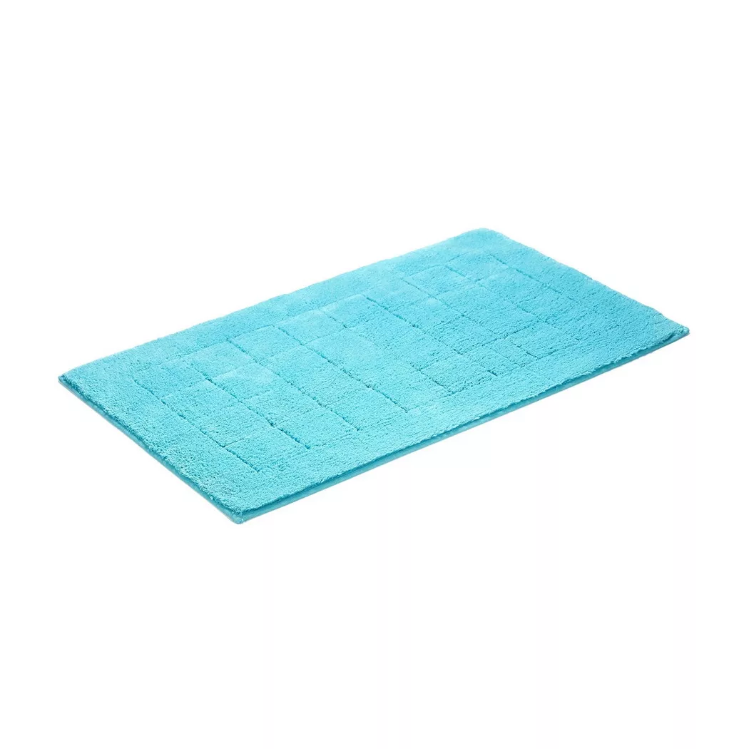 VOSSEN - Exclusive Badematte, 60x100cm, Blue Tourterelle