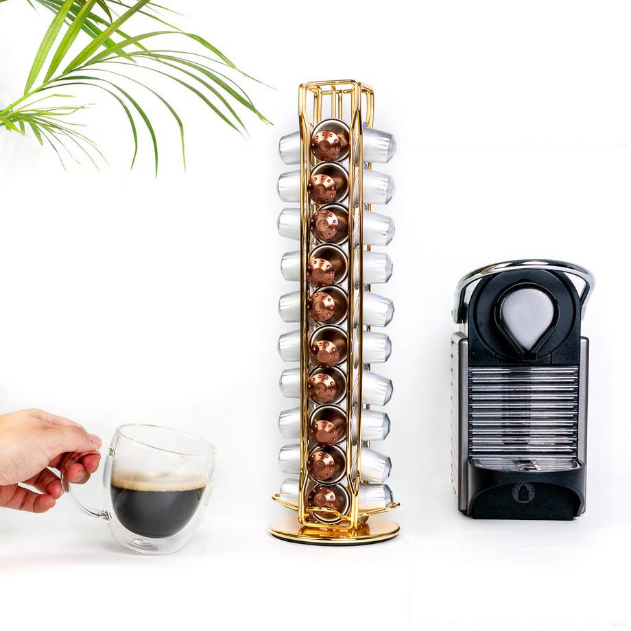 Intirilife  Intirilife Porte-capsules de café compatible avec capsules Nespresso (40 pièces) 