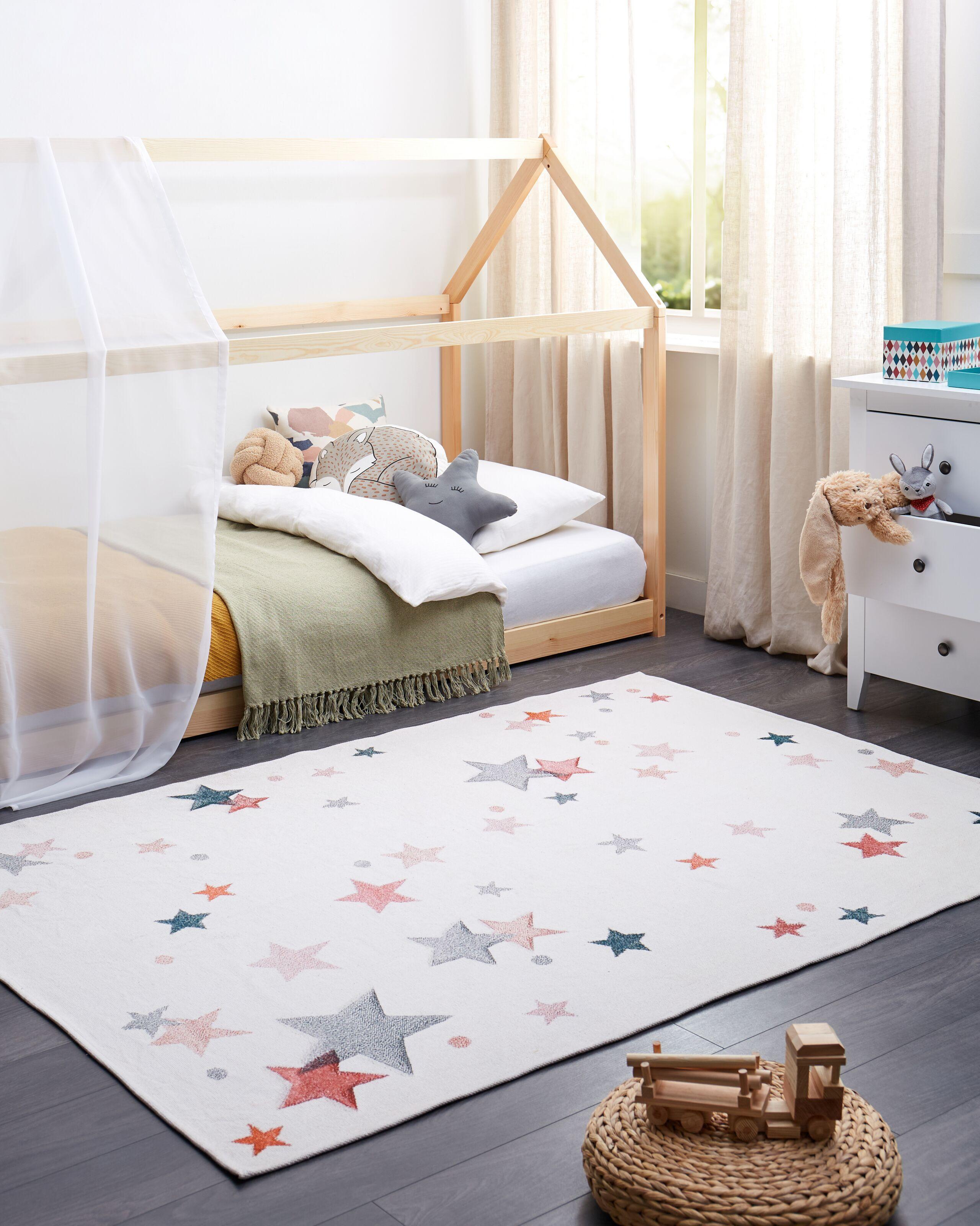 Beliani Tapis en Coton Moderne ALPOUD  