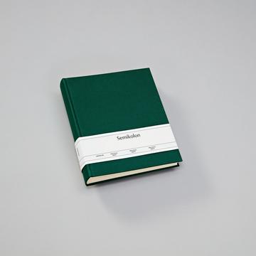 Semikolon Classic Medium album fotografico e portalistino Verde 80 fogli Rilegatura all'inglese