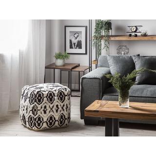 Beliani Pouf en Cotone Boho ORAI  