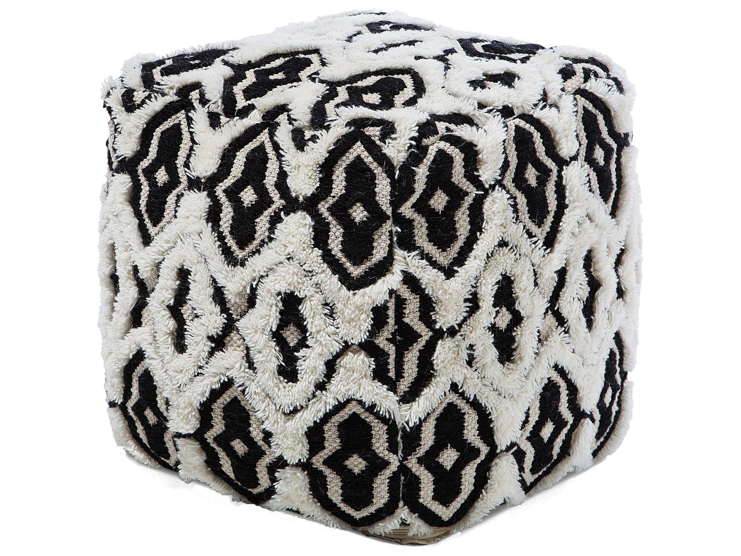 Beliani Pouf en Cotone Boho ORAI  